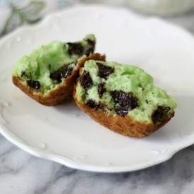 Mint Chocolate Chip Muffins