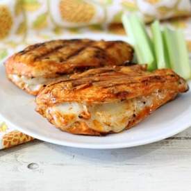 Grilled Cheesy Buffalo Chicken