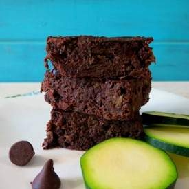 Chocolate Zucchini Beanie Brownies