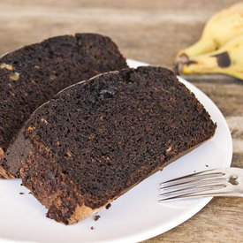Whole Wheat Chocolate Banana Bread