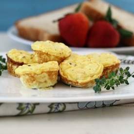 Mini Jalapeno and Cheese Egg Bites