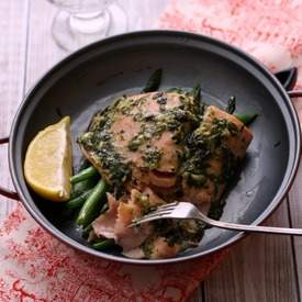 Herb Roasted Salmon w/ Veggies