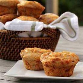 Ham and Cheese Rye Muffins