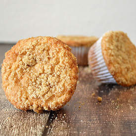 Vegan Butter Crumb Coffee Cake Muffins