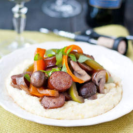 Chicken Sausage & Mushroom Skillet