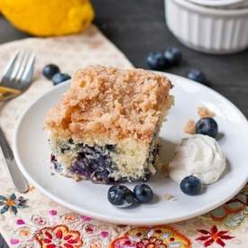 Blueberry Buckle Coffee Cake