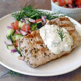 Greek Style Pork Chops