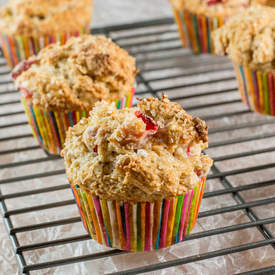 Better-Than-Coffeeshop Strawberry Banana Muffins