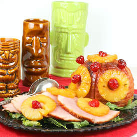 Hawaiian Brown Sugar Glazed Ham