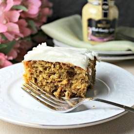 Dijon Carrot Cake with Cream Cheese Frosting