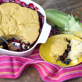 Corn-berry Cobbler