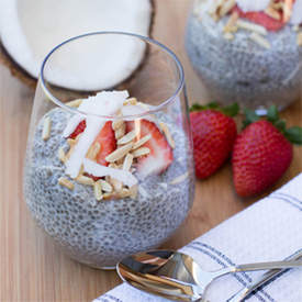 Coconut and Vanilla Chia Pudding