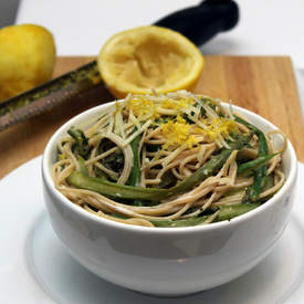 Creamy Lemon and Aspagus Pasta
