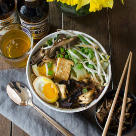 Vegetarian Homemade Ramen Bowls