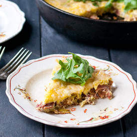 Ham And Leek Frittata