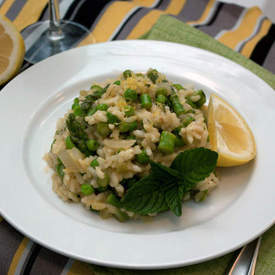 Lemony Risotto Primavera