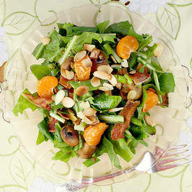 Garden Salad with Orange-Dijon Vinaigrette