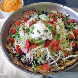 Mexican Potato Nachos