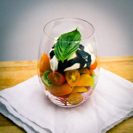 Heirloom Tomato Caprese Verrine