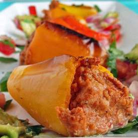 Stuffed Mini Mexican Bell Peppers