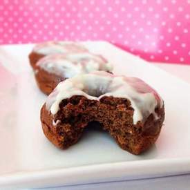 Chocolate Carrot Cake Doughnuts