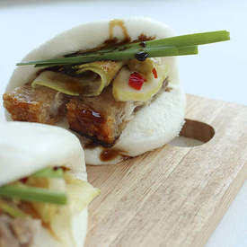 Pork Buns (Gua Bao) with Crisp Pork Belly