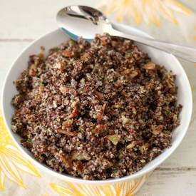 Bacon, Eggs and Chives Quinoa