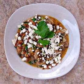 Roasted Greek Mushroom Salad