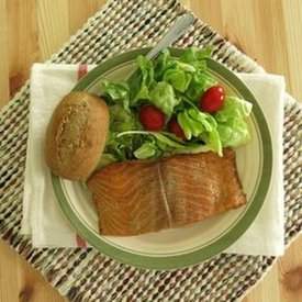 Bourbon Marinated Salmon