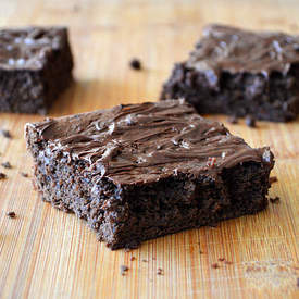 Vegan Black Bean Chocolate Chip Brownie