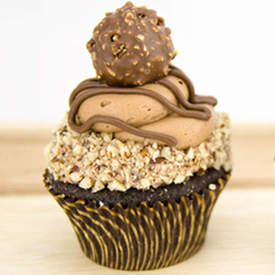 Ferrero Rocher Nutella Cupcakes