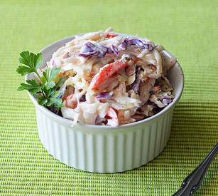 Creamy Vegan Coleslaw