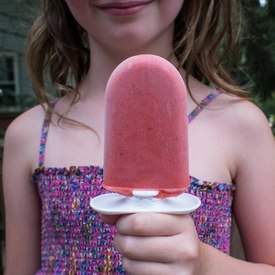 Strawberry Lime Popsicles