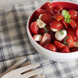 Tomato Salad with Bocconcini and Basil
