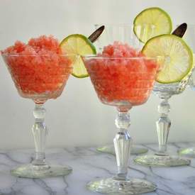 Watermelon and Lime Granita