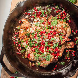 Rosewater Pomegranate Chicken