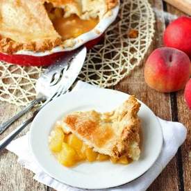 Homemade Peach Pie