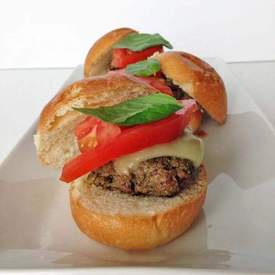Bruschetta Burger Sliders