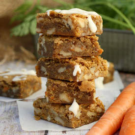Carrot Cake Blondies