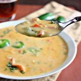 JalapeÃ±o Beer Cheese Soup