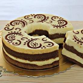 Orange Chocolate Chiffon Cake