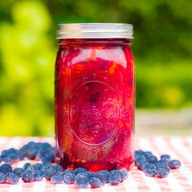 Peach Blueberry Pie Filling