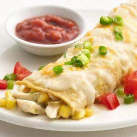 Creamy Chicken Enchiladas