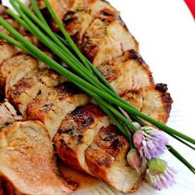 Grilled Ginger Honey Pork Tenderloin