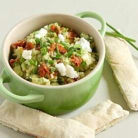 Goat's cheese guacamole