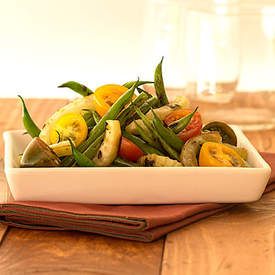 Charred Green Bean and Fennel Salad