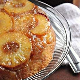 Pineapple Peach Upside Down Cake