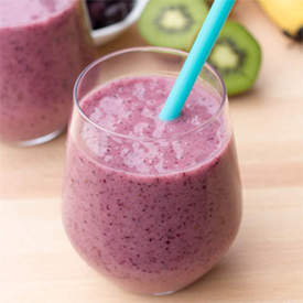 healthy purple smoothie