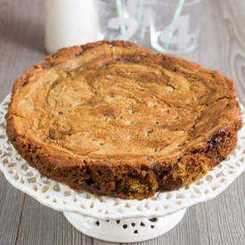 Salted Caramel Cookie Dough Cake