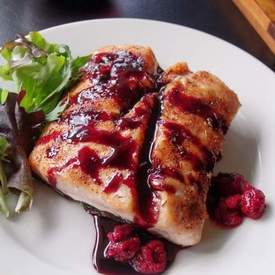 Pinot Noir Glazed Salmon